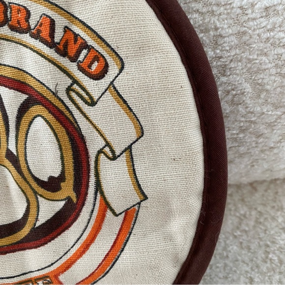 Vintage MCM Franco Round Potholder BBQ Beef - Picture 6 of 8